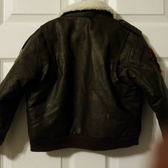 - Brown military flight bomber Jacket. - Picture 7 of 11